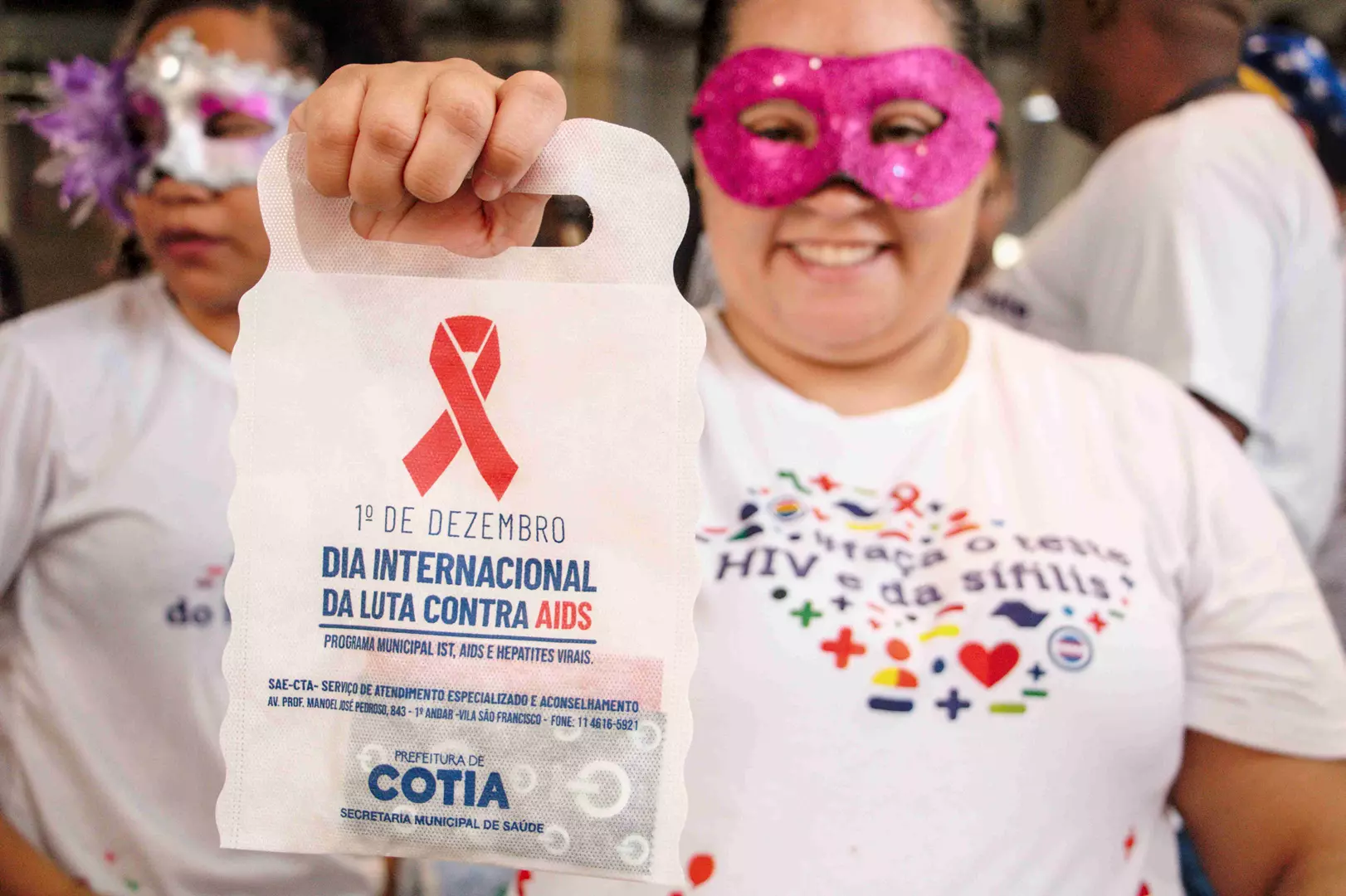 Com ‘Grito de Carnaval’ Cotia realiza ação de conscientização sobre ISTs